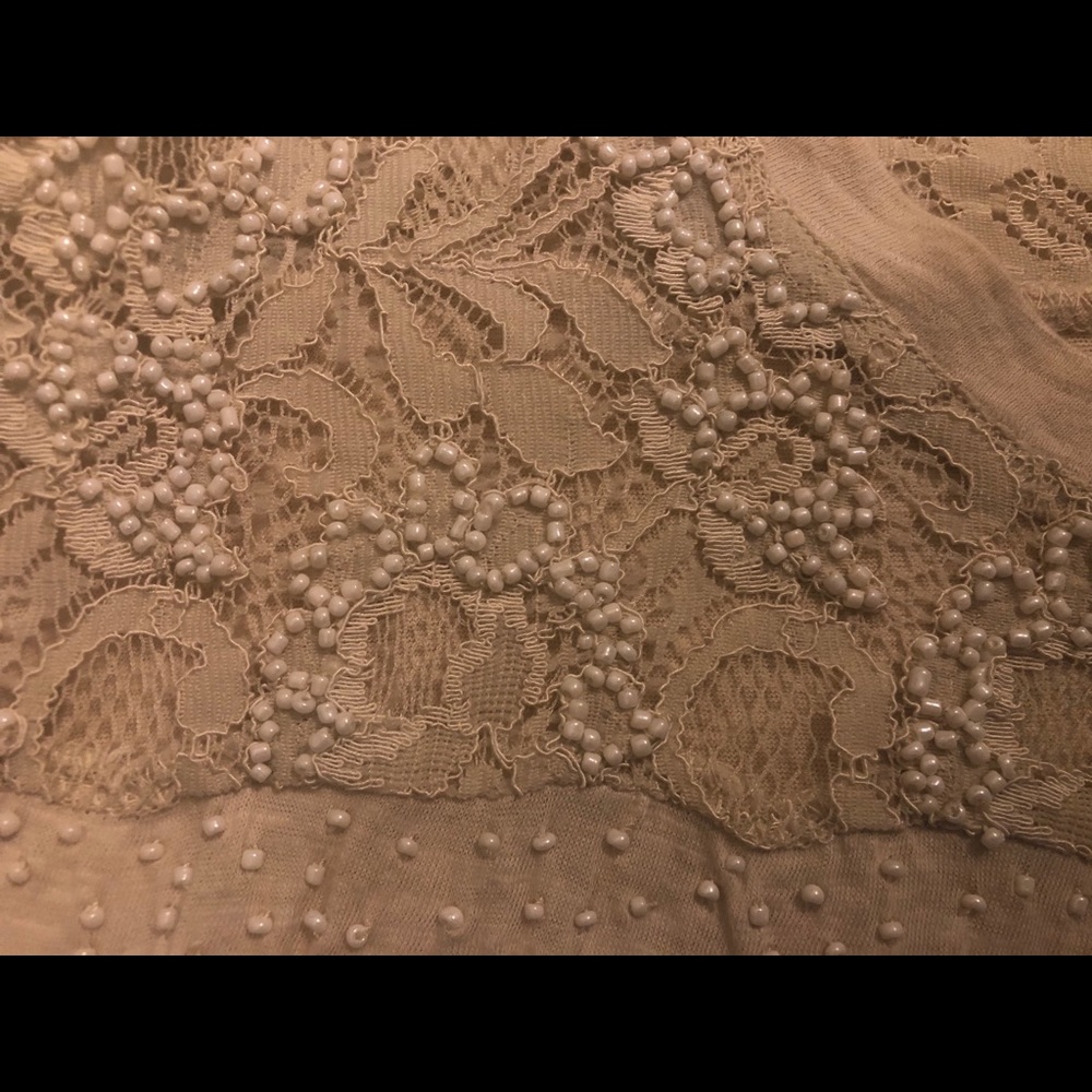 EUC LOFT Petite Beaded Top